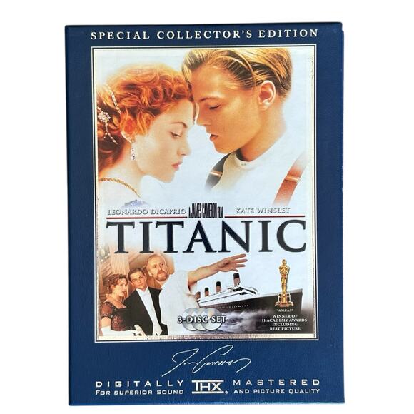Titanic Special Collector's Edition DVD 1997 Leonardo DiCaprio Kate Winslet - Picture 1 of 8
